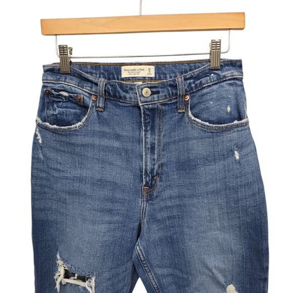 Abercrombie‎ & Fitch The Ankle Straight Ultra High Rise Jean 28/6R Curve Love - Picture 8 of 10